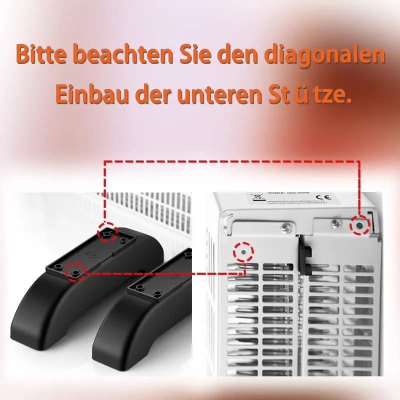 DONYER POWER Convector Kachel 2000W Regelbare Thermostaat V2 — foto 7