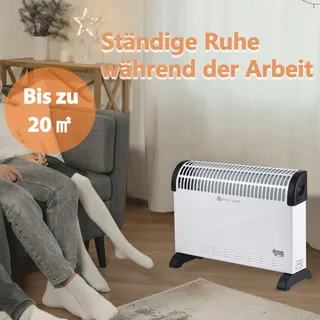 DONYER POWER Convector Kachel 2000W Regelbare Thermostaat V2 — miniatuur 3