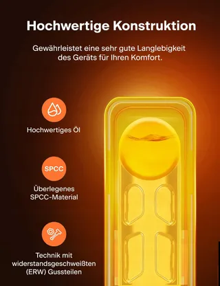 PELONIS Olieradiator 2500W 13 Ribben Thermostaat 3 Standen — miniatuur 8
