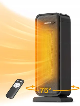 PELONIS Keramische Ventilatorkachel 2000W Energiezuinig Thermostaat — miniatuur 1