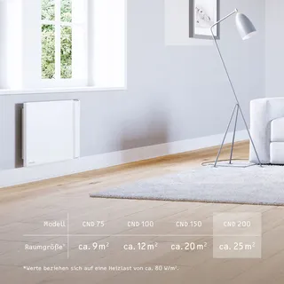 STIEBEL ELTRON CND 200 Wandconvector 2kW LCD Timer — miniatuur 5