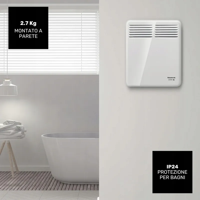 TAURUS CHTA 500 Convector 500W Badkamer Display — foto 2
