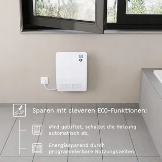 STIEBEL ELTRON CK 20 Premium 2kW Elektrische Verwarming LCD Timer — miniatuur 3