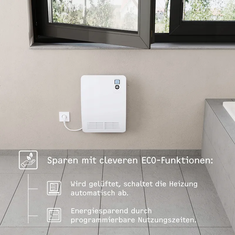 STIEBEL ELTRON CK 20 Premium 2kW Elektrische Verwarming LCD Timer — foto 3