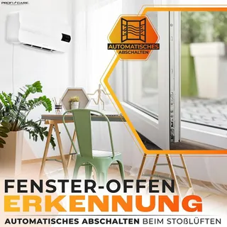 PROFICARE Elektrische Wandverwarming 60m² Afstandsbediening 1,5m Kabel — miniatuur 7