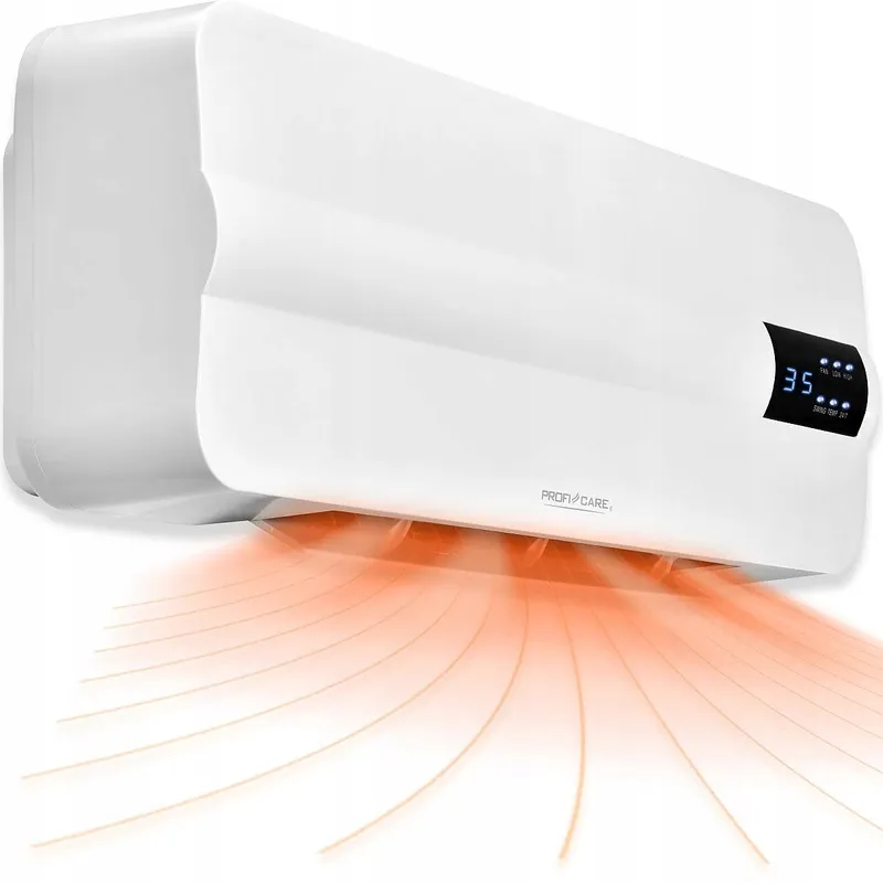 PROFICARE Elektrische Wandverwarming 60m² Afstandsbediening 1,5m Kabel — foto 1