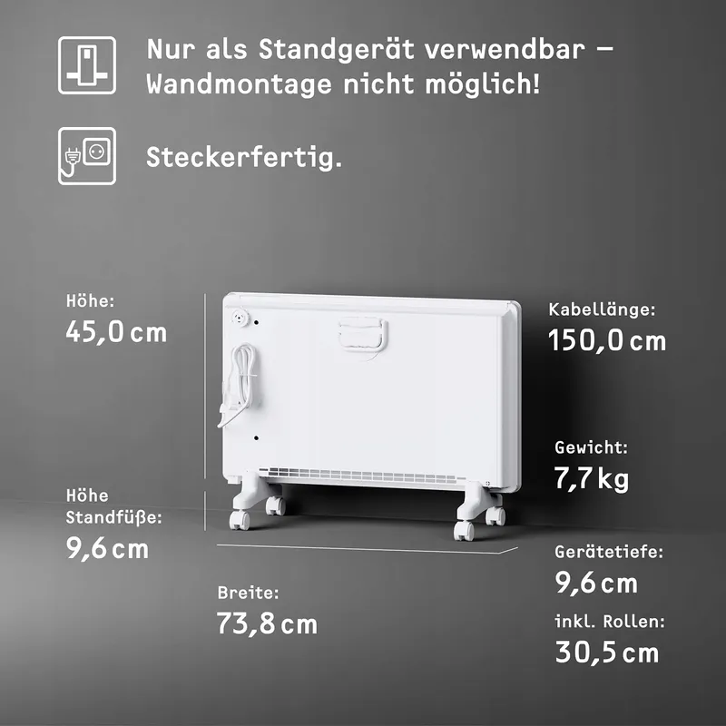 STIEBEL ELTRON 2kW Energiezuinige Elektrische Kachel Op Wielen — foto 5