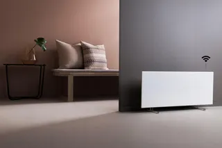 ADAX Neo H Elektrische Wandradiator 1000W Wit WiFi LCD IP24C — miniatuur 5