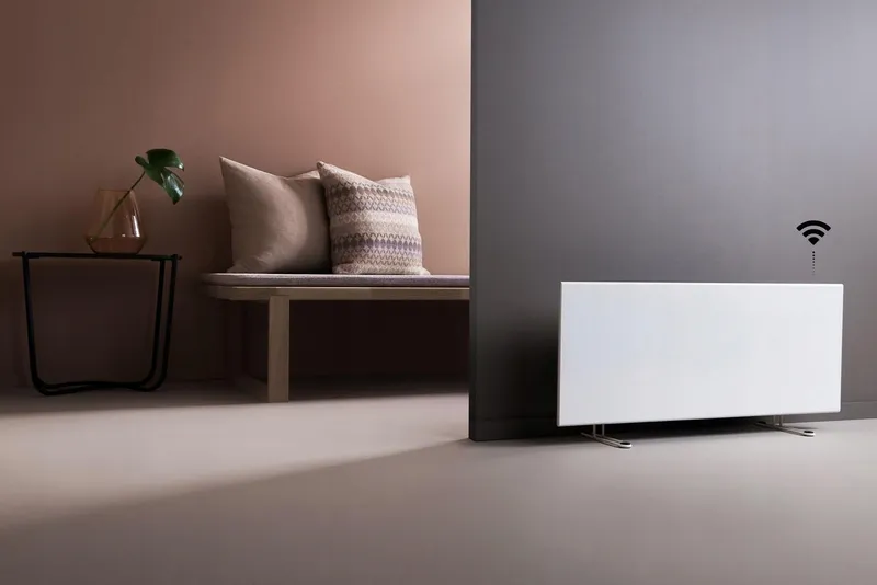 ADAX Neo H Elektrische Wandradiator 1000W Wit WiFi LCD IP24C — foto 5