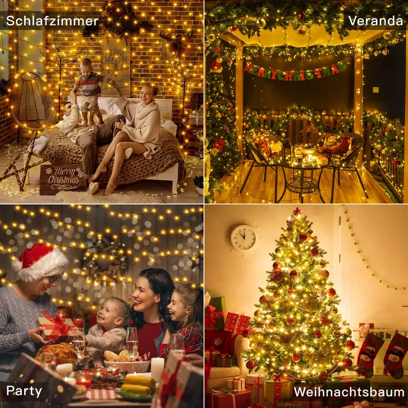 OLLNY Kerstverlichting Buiten Waterdicht 40M 400 LED Warmwit — foto 5