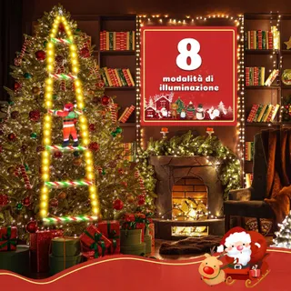 SIVQIKE Kerstverlichting Timer RGB 98 LED 3M — miniatuur 2