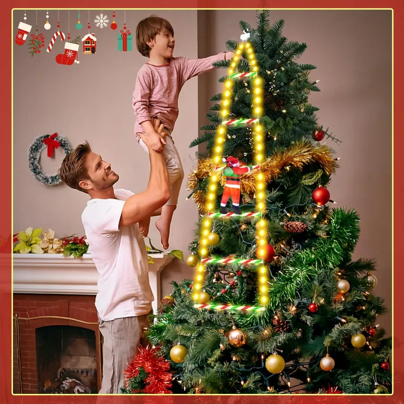 SIVQIKE Kerstverlichting Timer RGB 98 LED 3M — foto 5