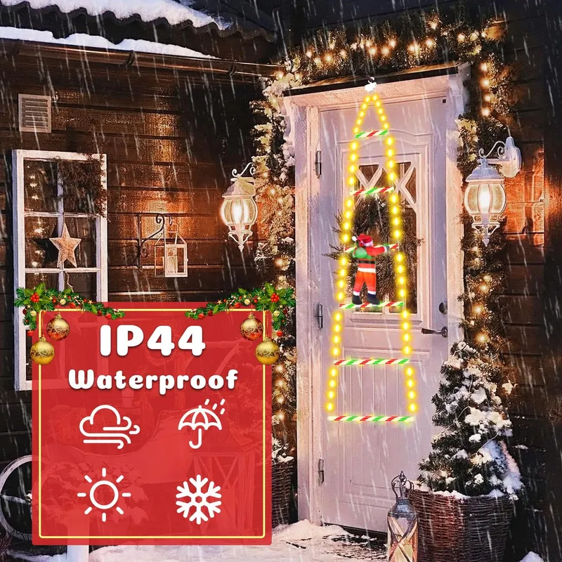 SIVQIKE Kerstverlichting Timer RGB 98 LED 3M — foto 3