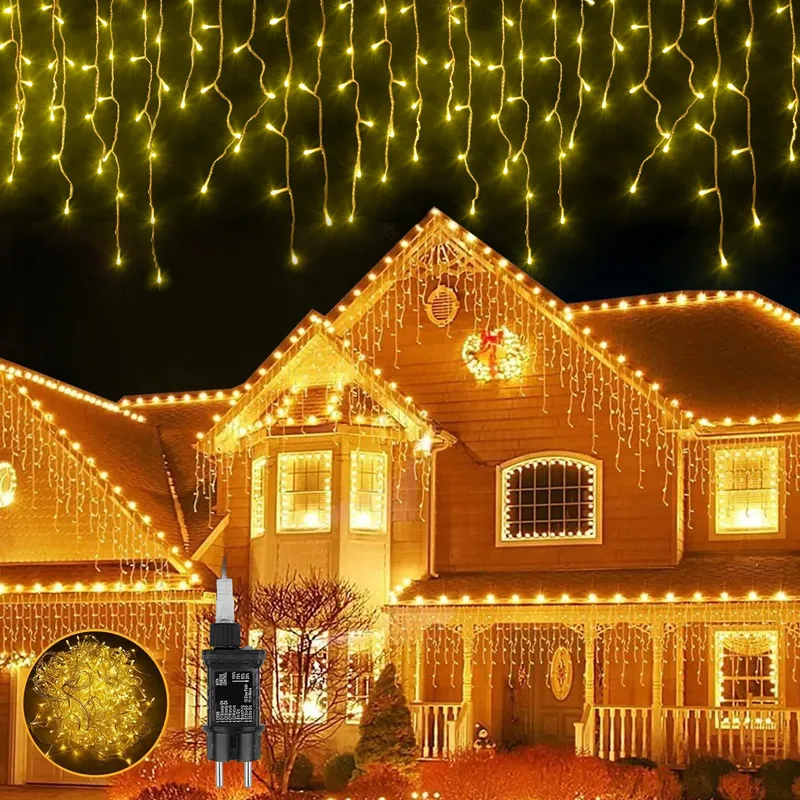 TARGETONE LED Lichtgordijn Warm Wit Buiten 10M 352 LED IP44 — foto 1