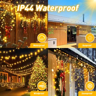 AURIOSTAR Kerstverlichting Lichtketting 80m 800 LED Warmwit — miniatuur 5