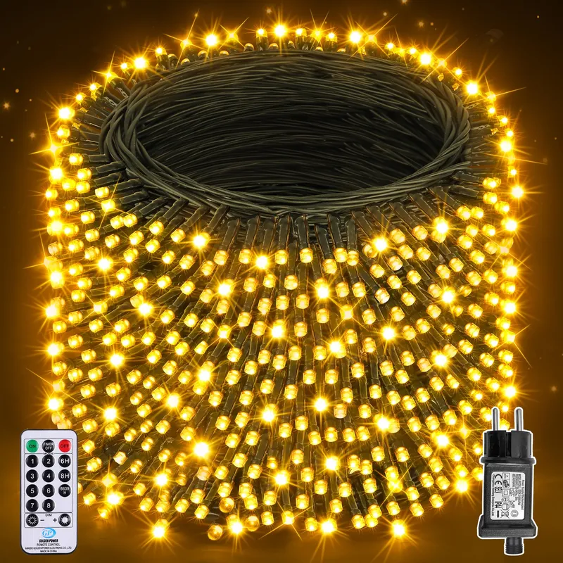 AURIOSTAR Kerstverlichting Lichtketting 80m 800 LED Warmwit — foto 1