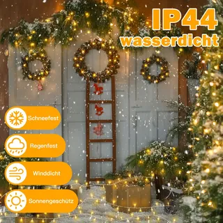 OLLNY Kerstverlichting Warmwit met Afstandsbediening 20M 200LED — miniatuur 5