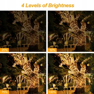 TACOBEY Kerstverlichting Waterdicht 8 Modi 20M 200 LED — miniatuur 4