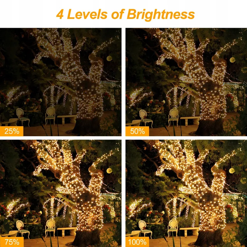 TACOBEY Kerstverlichting Waterdicht 8 Modi 20M 200 LED — foto 4