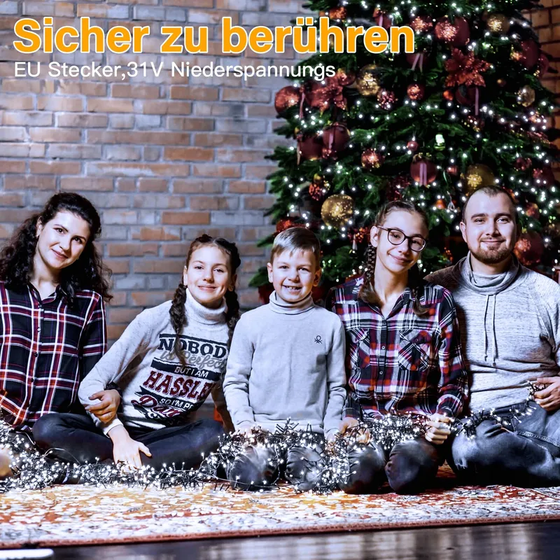 OLLNY Lichtsnoer Buiten Kerst IP44 1000 LED 15M — foto 7