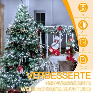 OLLNY Lichtsnoer Buiten Kerst IP44 1000 LED 15M — miniatuur 3
