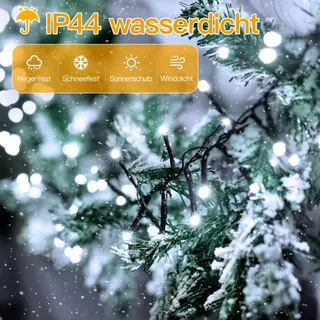 OLLNY Lichtsnoer Buiten Kerst IP44 1000 LED 15M — miniatuur 6