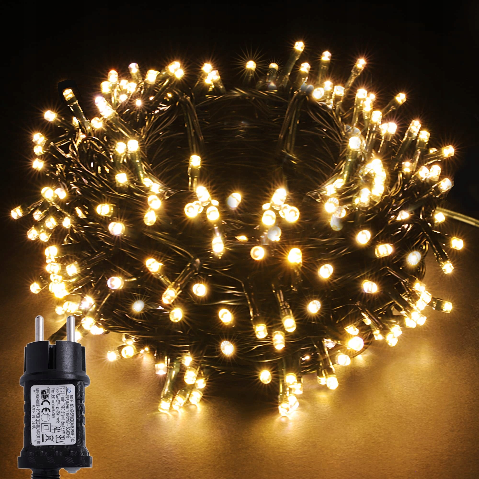 YOSION LED Kerstverlichting Timer 12 Modi 300LED 33M