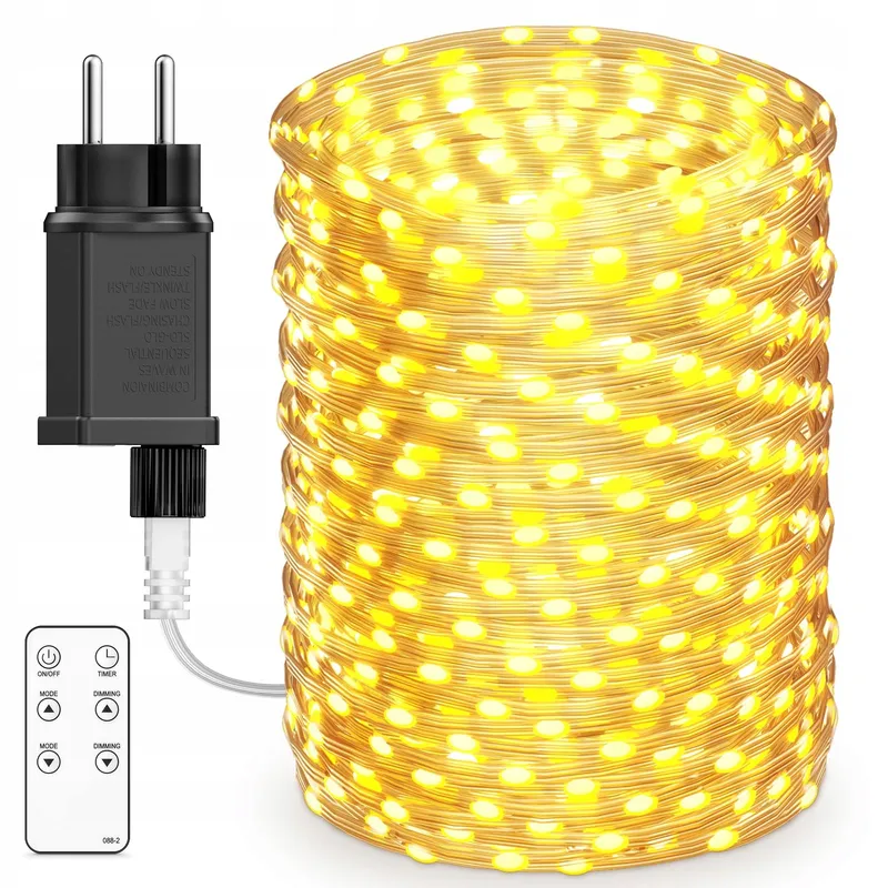 BESCOST LED Lichtketting Buiten 100M 1000 LED Afstandsbediening — foto 1