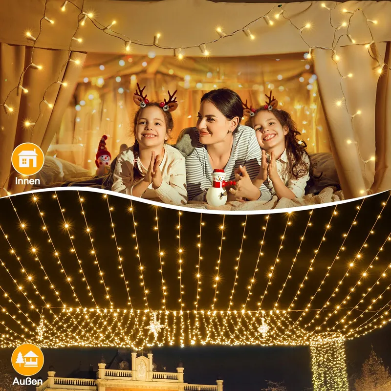 OLLNY Kerstverlichting Buiten Afstandsbediening 80M 800 LED — foto 8