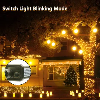 YAGOPAL Kerstverlichting Buiten 100M 800 LED Warmwit — miniatuur 6