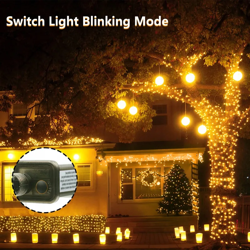 YAGOPAL Kerstverlichting Buiten 100M 800 LED Warmwit — foto 6