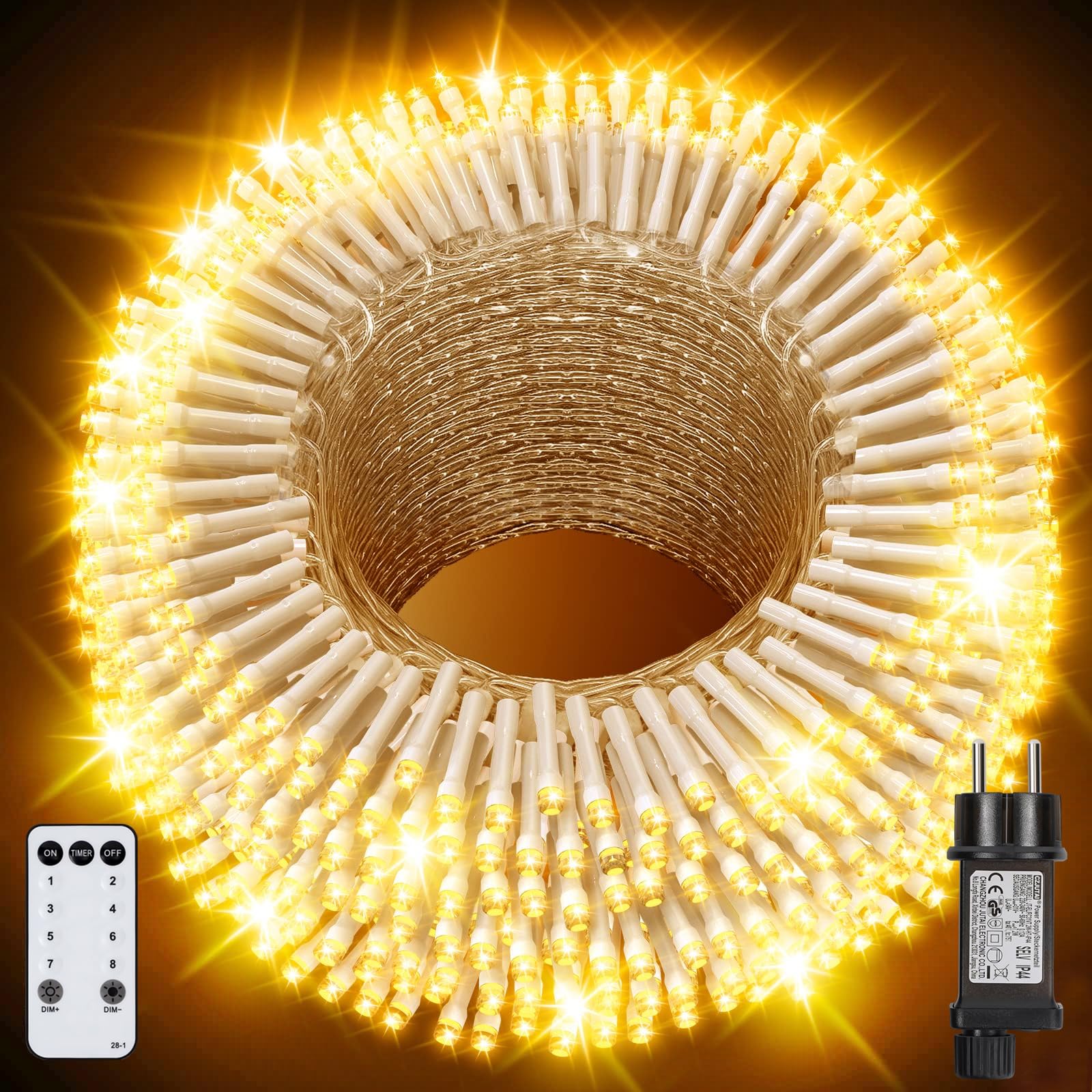 YAGOPAL Kerstverlichting Buiten 100M 800 LED Warmwit