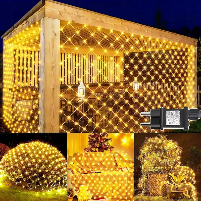 JOYCOME Verlichtingsnet Buiten 3x2m 200 LED 8 Standen — foto 1