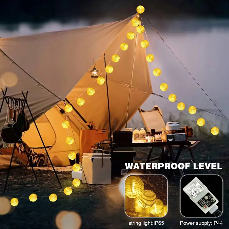 BIGZOM LED Lampionnen Lichtsnoer Waterdicht 5M 20LED — foto 5