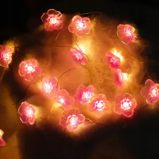 A.BIGWHALE LED Bloemenlichtsnoer Batterij 20 LED 2M — miniatuur 7
