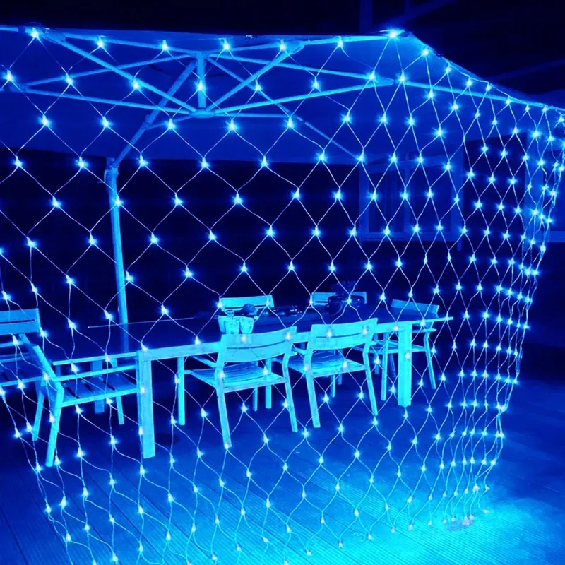 GHONLZIN Solar Verlichtingsnet Waterdicht met Afstandsbediening 1,5x1,5m — foto 8