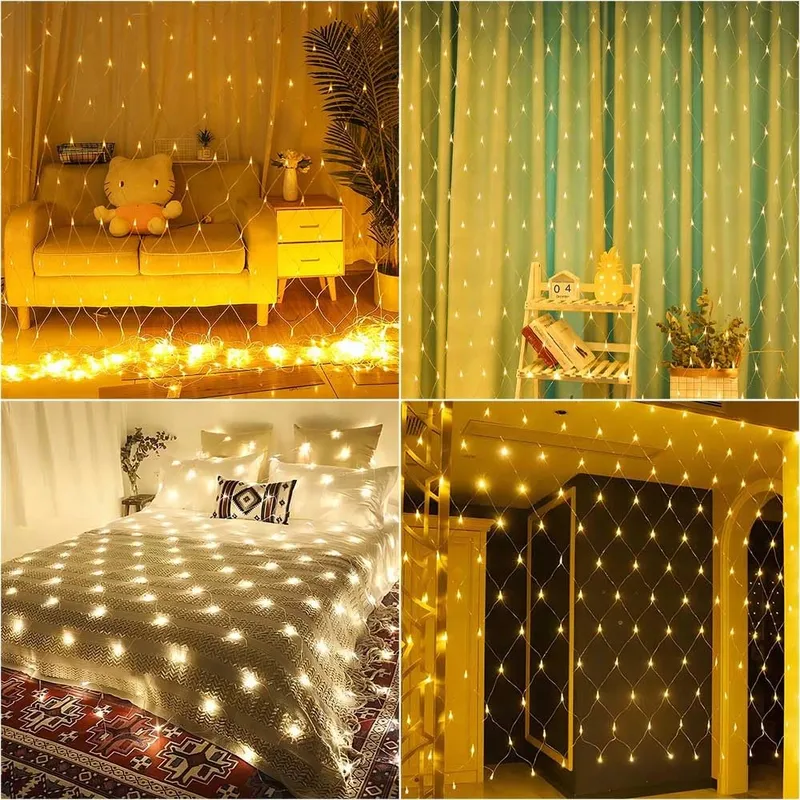 LIYADE LED Lichtnet Decoratief Waterdicht 3x2m 200 LED — foto 7