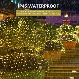 LIYADE LED Lichtnet Decoratief Waterdicht 3x2m 200 LED — miniatuur 4