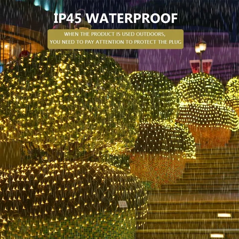 LIYADE LED Lichtnet Decoratief Waterdicht 3x2m 200 LED — foto 4