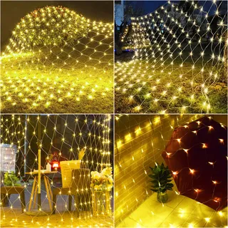 LIYADE LED Lichtnet Decoratief Waterdicht 3x2m 200 LED — miniatuur 6