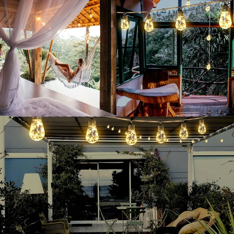 A.BIGWHALE LED Lichtsnoer Buiten 6M 20 LED Warmwit — foto 7