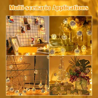 KIMUWOTE Decoratieve Lichtketting 5M 20 LED — miniatuur 6