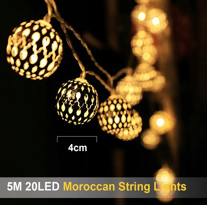 KIMUWOTE Decoratieve Lichtketting 5M 20 LED — foto 2