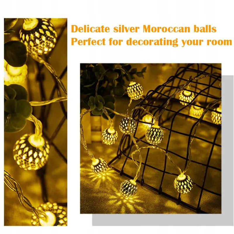 KIMUWOTE Decoratieve Lichtketting 5M 20 LED — foto 7
