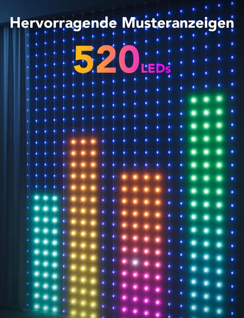 GOVEE LED Lichtgordijn 86 Modi Alexa 15x2m — foto 2