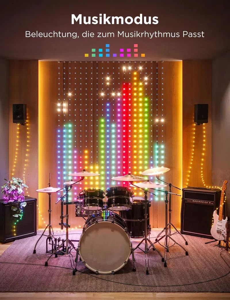 GOVEE LED Lichtgordijn 86 Modi Alexa 15x2m — foto 6