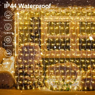 CERIAL Lichtgordijn Buiten 4X2M 300LED Waterdicht — miniatuur 5