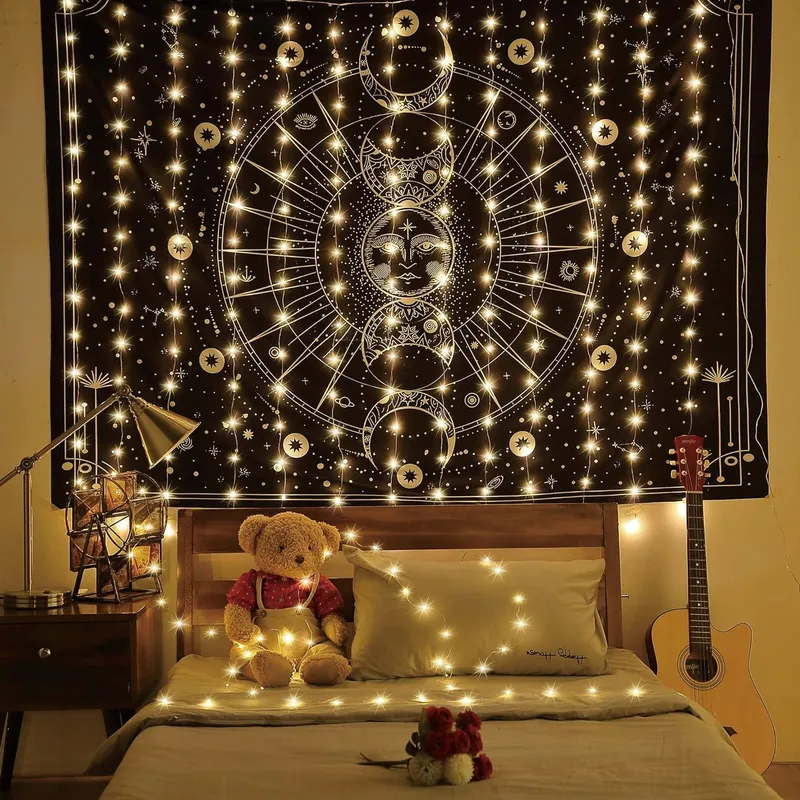 MUSUNIA Lichtgordijn Binnen USB 1x1M 100 LED — foto 3