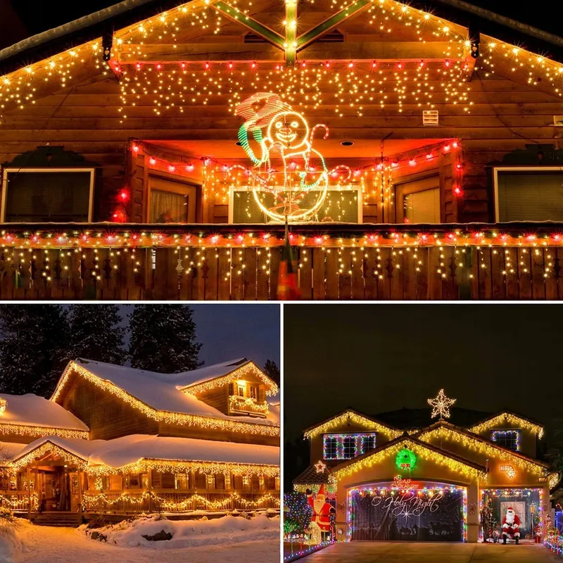 EISREGEN Lichtgordijn Kerst Waterdicht 5M 200 LED — foto 7