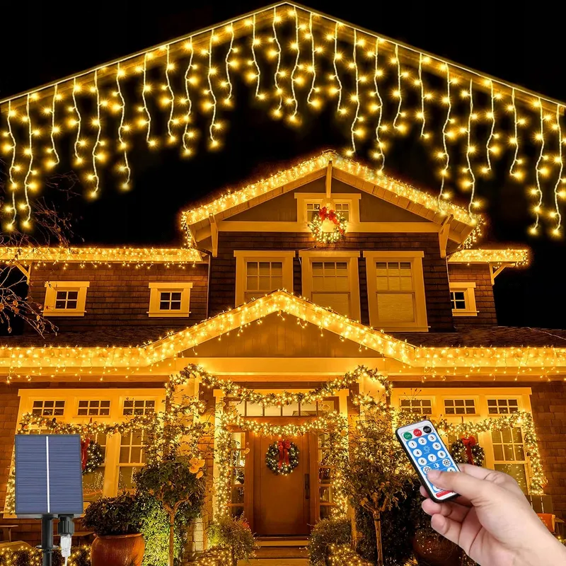 MXJFYY Solar Lichtsnoer Waterdicht 8M 264 LED — foto 2